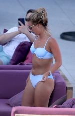 DANI DYER in Bikini at a Pool in Los Angeles 08/27/2019
