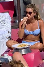 DANI DYER in Bikini at a Pool in Los Angeles 08/27/2019