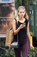 DAPHNE GROENEVELD Out Shopping in New York 08/16/2019