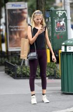DAPHNE GROENEVELD Out Shopping in New York 08/16/2019