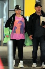 DEMI LOVATO at Heathrow Airport in London 08/17/2019