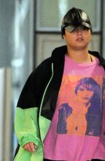 DEMI LOVATO at Heathrow Airport in London 08/17/2019