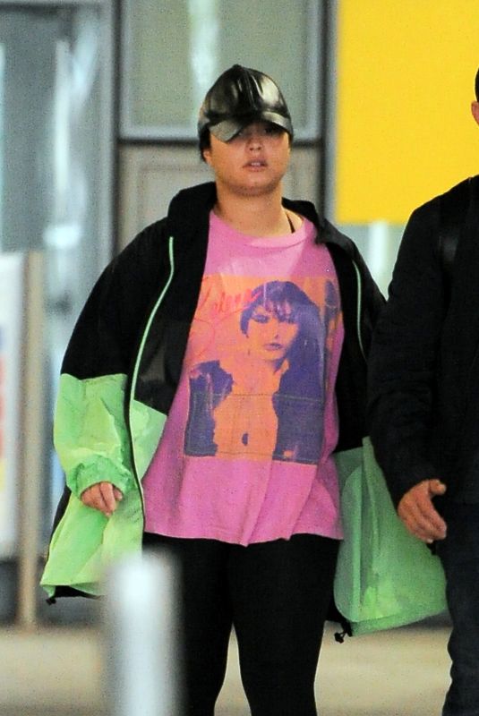 DEMI LOVATO at Heathrow Airport in London 08/17/2019