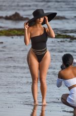 DEMI ROSE MAWBY in Swimsuit on the Set of a Photoshoot in Bali 08/07/2019