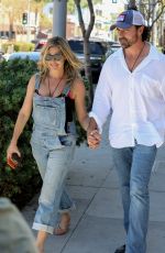 DENISE RICHARDS and Aaron Phypers Out in Los Angeles 08/13/2019