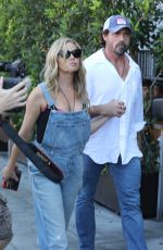 DENISE RICHARDS and Aaron Phypers Out in Los Angeles 08/13/2019