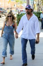 DENISE RICHARDS and Aaron Phypers Out in Los Angeles 08/13/2019