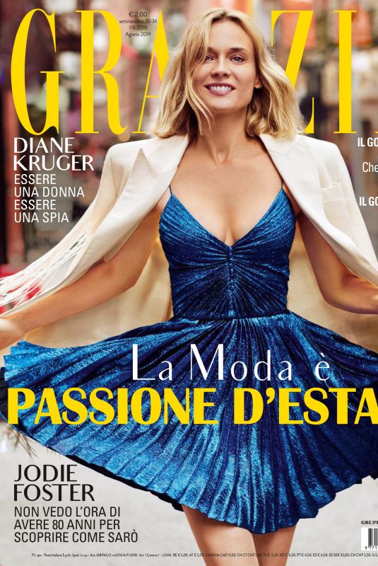 DIANE KRUGER in Grazia Magazine, Italy August 2019