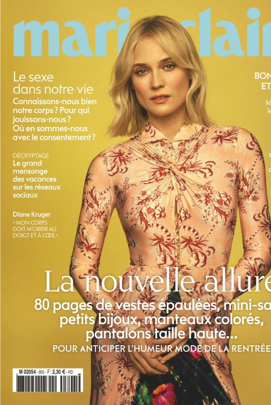 DIANE KRUGER in Marie Claire Magazine, France September 2019