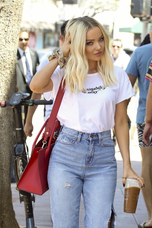 DOVE CAMERON in Denim Out in Los Angeles 08/10/2019