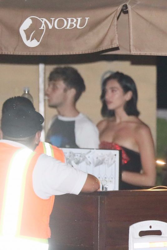 DUA LIPA and Anwar Hadid Celebrates Dua Birthday at Nobu in Malibu 08/22/2019