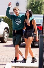DUA LIPA and Anwar Hadid Out for Lunch in Malibu 08/23/2019