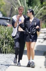 DUA LIPA and Anwar Hadid Out in Los Angeles 06/18/2019