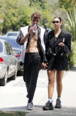 DUA LIPA and Anwar Hadid Out in Los Angeles 06/18/2019