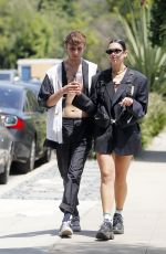 DUA LIPA and Anwar Hadid Out in Los Angeles 06/18/2019