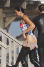 DUA LIPA and Anwar Hadidi Suurfing in Malibu 08/23/2019