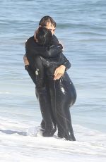 DUA LIPA and Anwar Hadidi Suurfing in Malibu 08/23/2019