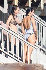 DUA LIPA in Swimsuit and Anwar Hadid on the Beach in Malibu 08/23/2019