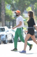ELIZABETH OLSEN and Robbie Arnett at a Gym in Studio City 08/28/2019