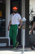 ELIZABETH OLSEN and Robbie Arnett at a Gym in Studio City 08/28/2019