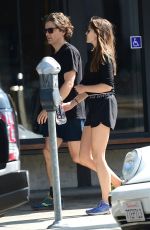 ELIZABETH OLSEN and Robbie Arnett at a Gym in Studio City 08/28/2019