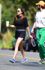 ELIZABETH OLSEN and Robbie Arnett at a Gym in Studio City 08/28/2019
