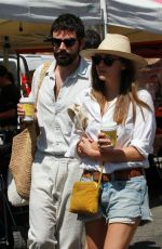 ELIZABETH OLSEN and Robbie Arnett at Farmer