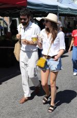 ELIZABETH OLSEN and Robbie Arnett at Farmer