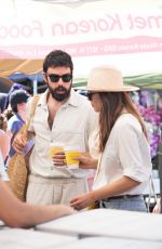 ELIZABETH OLSEN and Robbie Arnett at Farmer