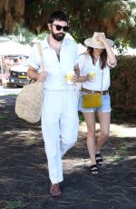 ELIZABETH OLSEN and Robbie Arnett at Farmer