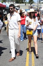 ELIZABETH OLSEN and Robbie Arnett at Farmer