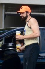 ELIZABETH OLSEN and Robbie Arnett Out for Coffee in Studio City 08/07/2019