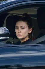 ELIZABETH OLSEN and Robbie Arnett Out for Coffee in Studio City 08/07/2019