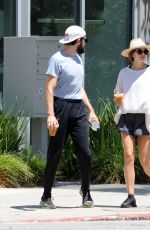 ELIZABETH OLSEN and Robbie Arnett Out in Studio City 08/11/2019