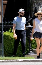 ELIZABETH OLSEN and Robbie Arnett Out in Studio City 08/11/2019