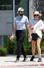 ELIZABETH OLSEN and Robbie Arnett Out in Studio City 08/11/2019