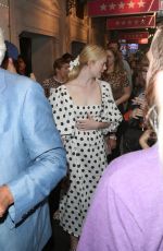 ELLE FANNING Arrives at Wyndham