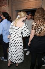 ELLE FANNING Arrives at Wyndham