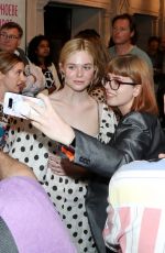 ELLE FANNING Arrives at Wyndham