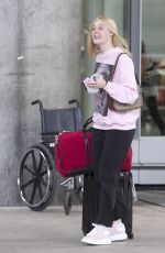 ELLE FANNING at Airport in Toronto 08/05/2019