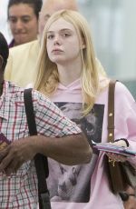ELLE FANNING at Airport in Toronto 08/05/2019