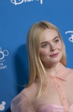 ELLE FANNING at D23 Disney+ Event in Anaheim 08/24/2019