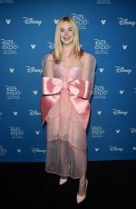 ELLE FANNING at Maleficent: Mistress of Evil Presentation at D23 Expo in Anaheim 08/24/2019