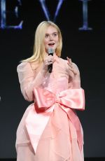 ELLE FANNING at Maleficent: Mistress of Evil Presentation at D23 Expo in Anaheim 08/24/2019