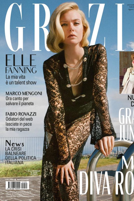 ELLE FANNING in Grazia Magazine, Italy August 2019