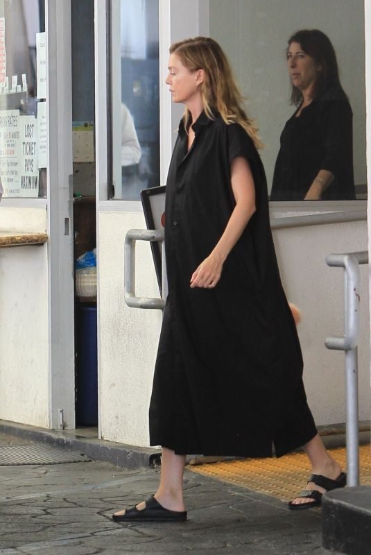 ELLEN POMPEO Leaves E Baldi in Beverly Hills 08/02/2019