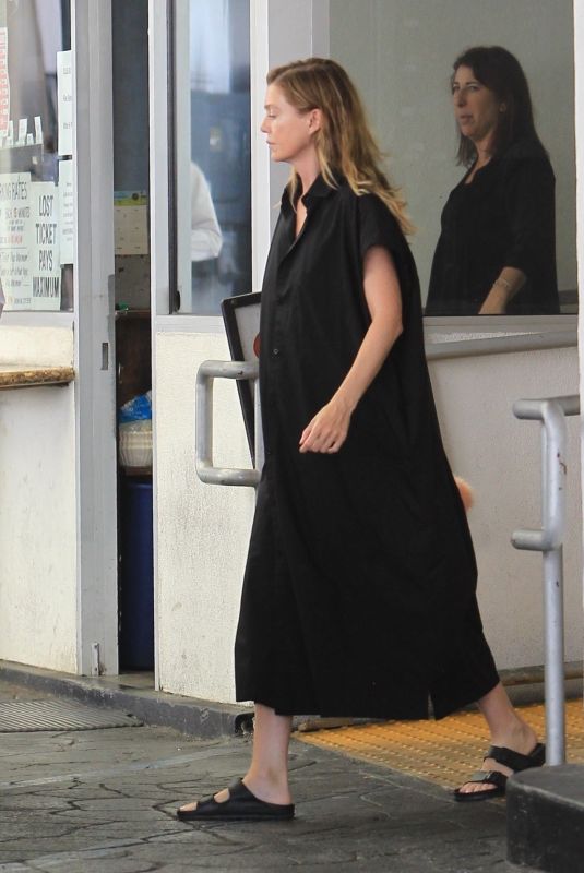 ELLEN POMPEO Leaves E Baldi in Beverly Hills 08/02/2019