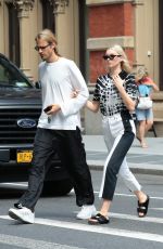 ELSA HOSK and Tom Daly Out in New York 08/21/2019