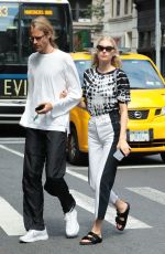 ELSA HOSK and Tom Daly Out in New York 08/21/2019