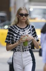 ELSA HOSK and Tom Daly Out in New York 08/21/2019